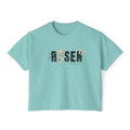 Risen Floral Boxy Tee - Women's Christian Easter Shirt