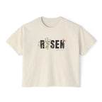 Risen Floral Boxy Tee - Women's Christian Easter Shirt