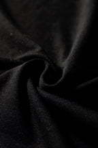 Black Peekaboo Wide Leg Square Neck Sleeveless Jumpsuit